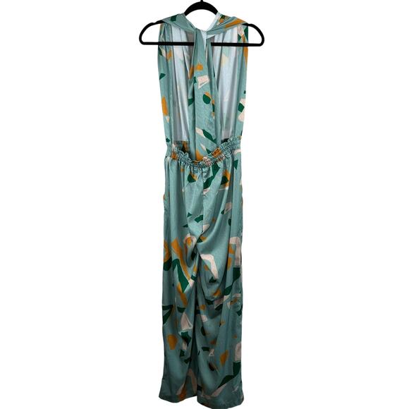 Diarrablu Umy Abstract Saly Print Green Multi Convertible Jumpsuit Medium NWOT - Picture 5 of 16
